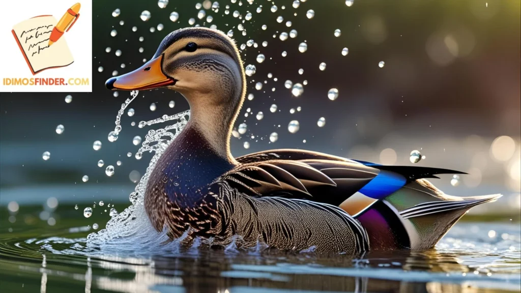 Like water off a duck’s back